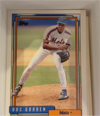 1992 Topps #725 Doc Gooden — front