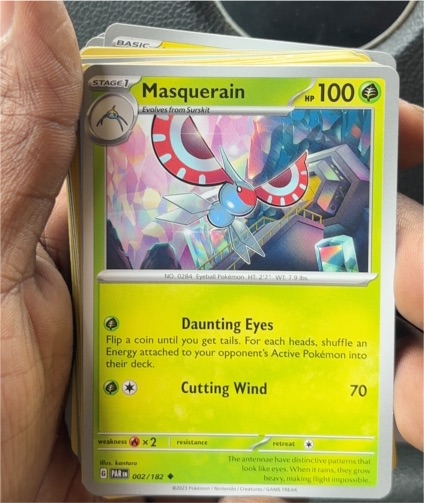 2023 Pokémon Paradox Rift #002 Masquerain — front