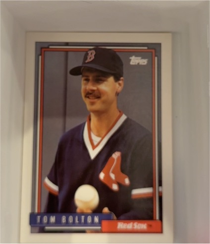 1992 Topps #708 Tom Bolton Boston Red Sox — front