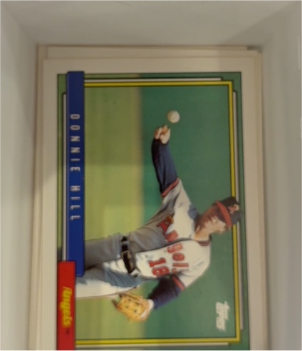 1992 Topps #731 Donnie Hill — front