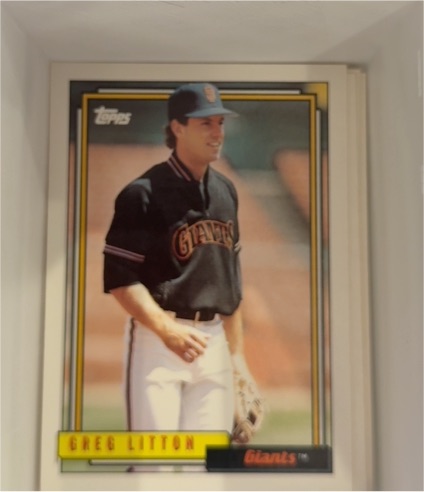 1992 Topps #238 Greg Litton — front