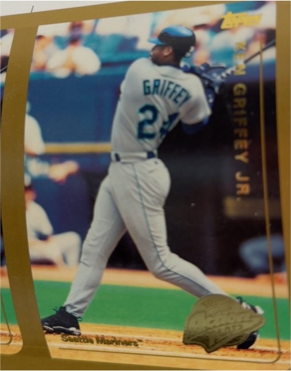1999 Topps Action Flats #S1-8 Ken Griffey Jr. — front