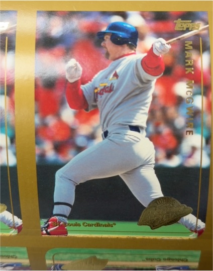 1999 Topps Action Flats #S1-3 Mark McGwire — front