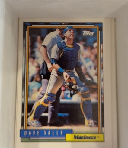 1992 Topps #294 Dave Valle — front