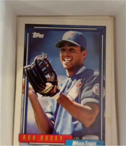 1992 Topps #739 Rob Ducey — front