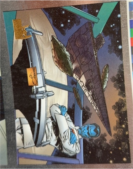 1993 Skybox Master Series Star Trek #S-4 Enterprise vs Bird of Prey — front