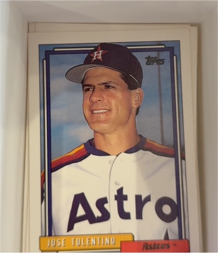 1992 Topps #541 Jose Tolentino — front