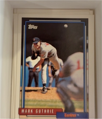 1992 Topps #548 Mark Guthrie — front
