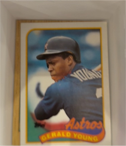 1989 Topps #95 Gerald Young Houston Astros — front