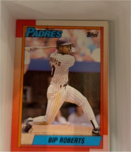 1990 Topps #307 Bip Roberts — front