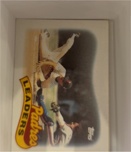 1989 Topps #231 San Diego Padres Team Leaders — front