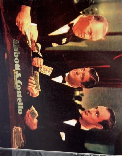 1996 Duocards Abbott & Costello #16 The Money Exchange — front