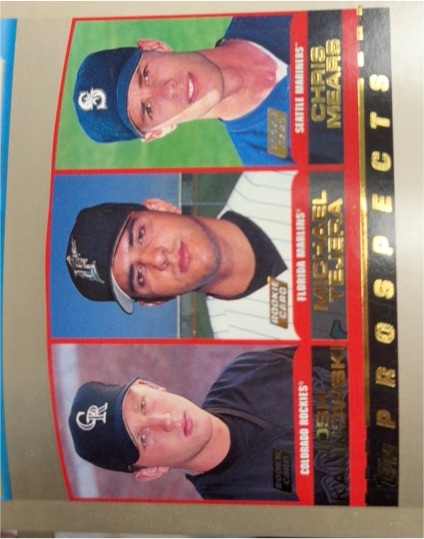 2000 Topps #206 Josh Kalinowski / Michael Tejera / Chris Mears — front