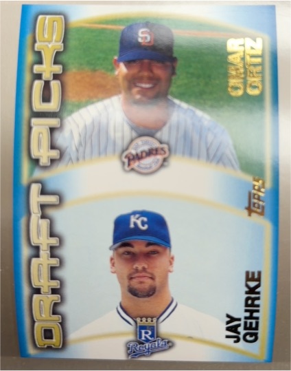 2000 Topps Draft Picks #216 Omar Ortiz / Jay Gehrke — front