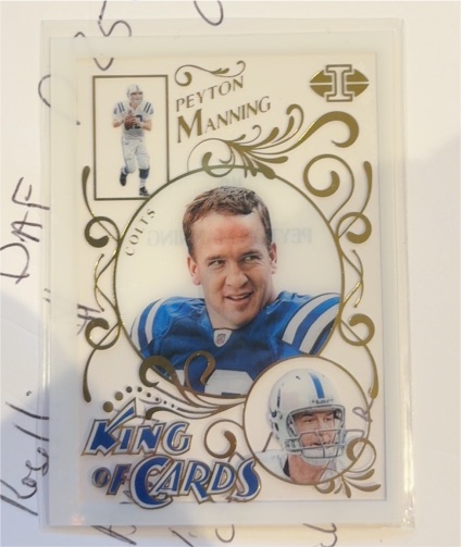 2021 Panini Illusions King of Cards #KC-17 Peyton Manning — front