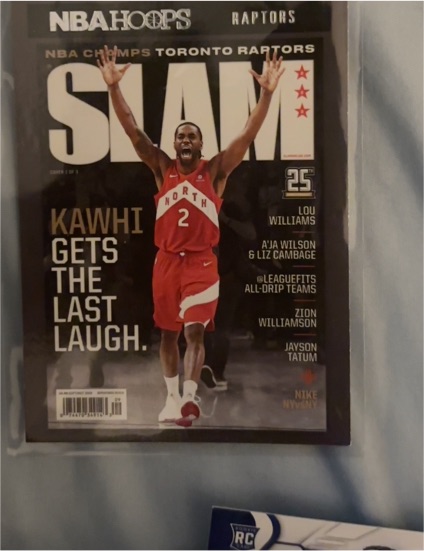 2020-21 Panini NBA Hoops Slam #10 Kawhi Leonard — front