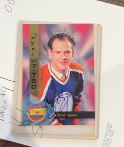 1994 Signature Rookies #45 Brad Symes — front