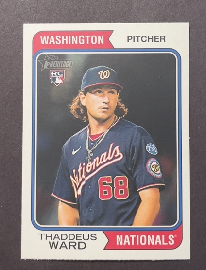 2023 Topps Heritage High Number #576 Thaddeus Ward — front