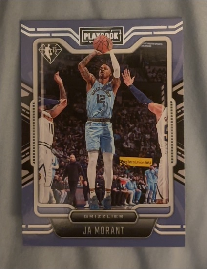 2021-22 Panini Chronicles Playbook #275 Ja Morant Memphis Grizzlies — front