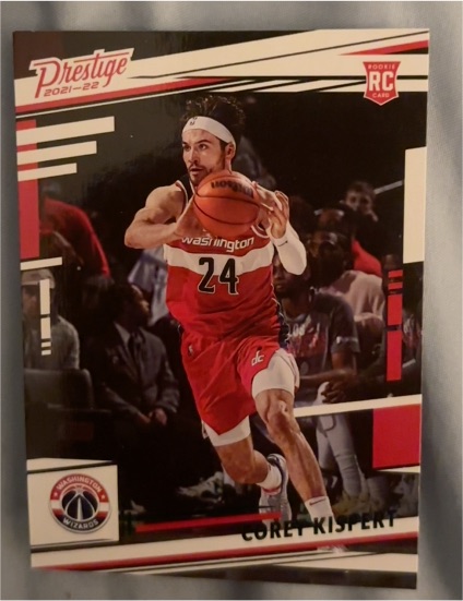 2021-22 Panini Chronicles Prestige #54 Corey Kispert Rookie — front