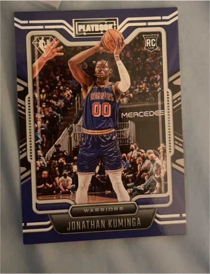 2021-22 Panini Chronicles Playbook #285 Jonathan Kuminga — front