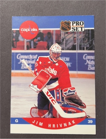 1990-91 Pro Set #646 Jim Hrivnak — front