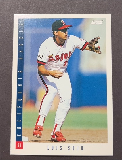 1993 Score #124 Luis Sojo — front