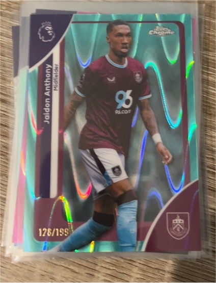 2026 Topps Chrome Premier League #54 Jaidon Anthony — front