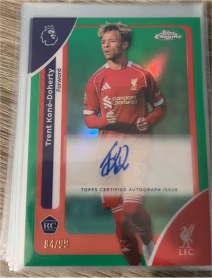 2026 Topps Chrome Premier League #113 Trent Kone-Doherty — front