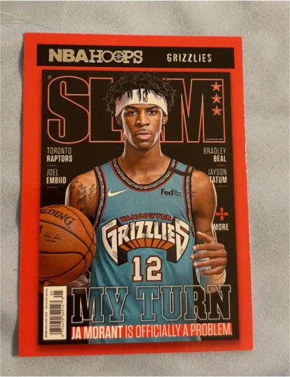 2020-21 Panini NBA Hoops Slam #18 Ja Morant — front