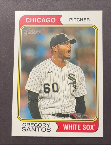 2023 Topps Heritage #680 Gregory Santos — front