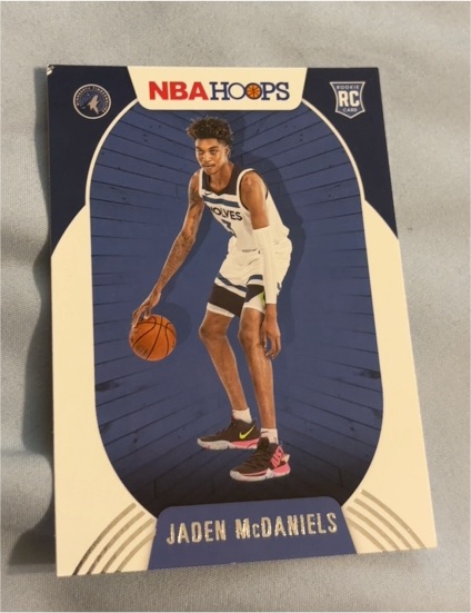 2020-21 Panini NBA Hoops #245 Jaden McDaniels — front