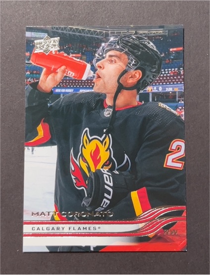 2025-26 Upper Deck Series 1 #21 Matt Coronato Calgary Flames — front