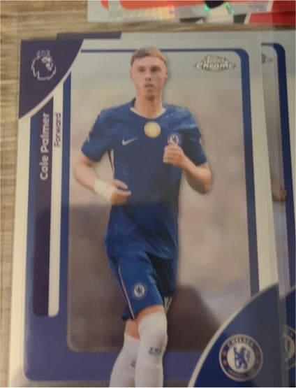 2026 Topps Chrome Premier League EPL #63 Cole Palmer, Chelsea — front
