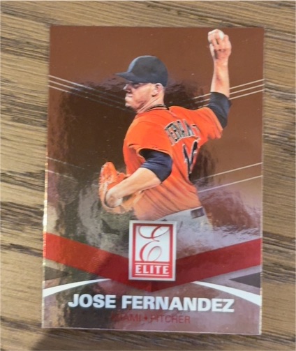 2015 Panini Elite #161 Jose Fernandez — front