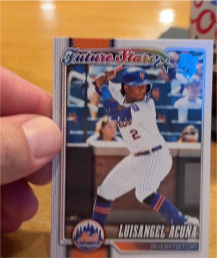 2026 Topps Series 1 #275 Luisangel Acuna Future Stars New York Mets — front