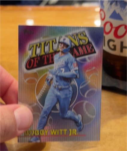 2026 Topps Series 1 Titans Of The Game #TOG-16 Bobby Witt Jr — front