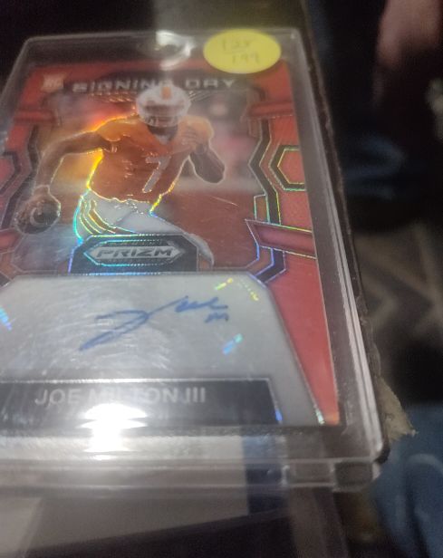 2024 Panini Prizm Draft Picks Signing Day #SD-JMN Joe Milton III — front