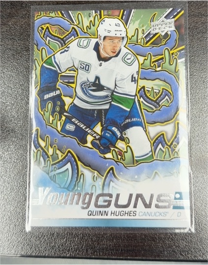 2024-25 Upper Deck Series 2 Young Guns Renewed #249 Quinn Hughes — front