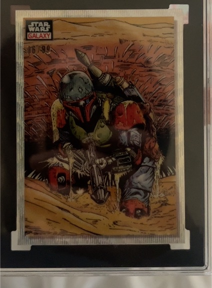 2023 Topps Chrome Star Wars Galaxy #37 From the Depths Boba Fett — front