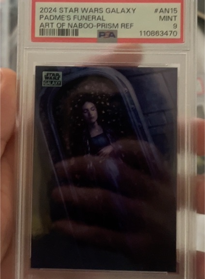 2024 Star Wars Galaxy #AN15 Padme's Funeral Art of Naboo Prism — front