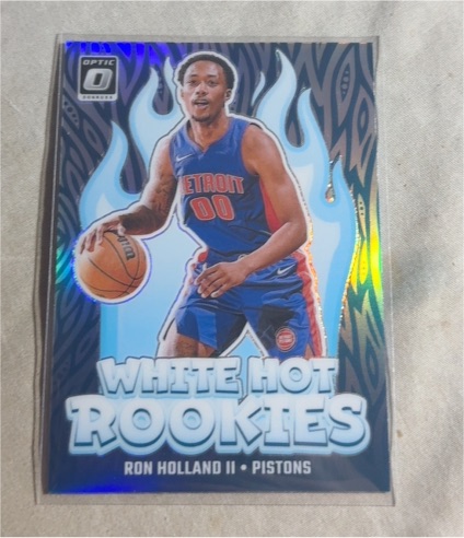 2024-25 Donruss Optic #1 Ron Holland II White Hot Rookies — front