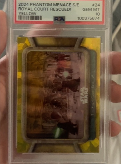 2024 Phantom Menace S/E #24 Royal Court Rescued! Yellow — front