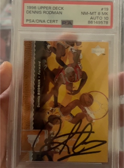 1996 Upper Deck #19 Dennis Rodman — front