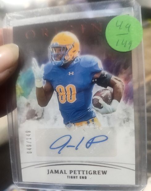 2022 Panini Chronicles Draft Origins #OA-JPE Jamal Pettigrew — front