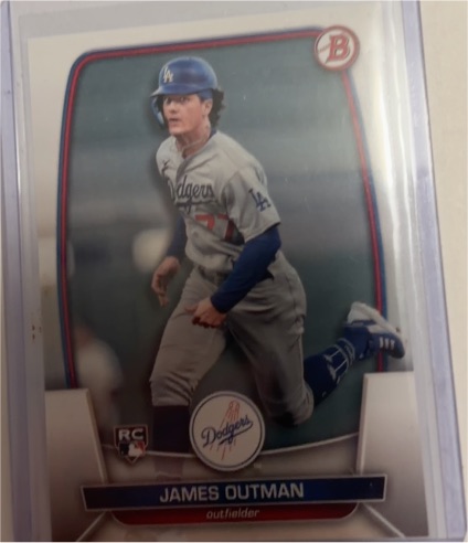 2023 Bowman #13 James Outman — front