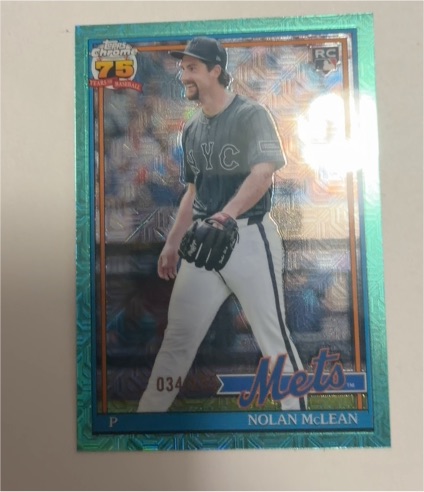2026 Topps Series 1 Silver Pack Mojo #91C-48 Nolan McLean — front