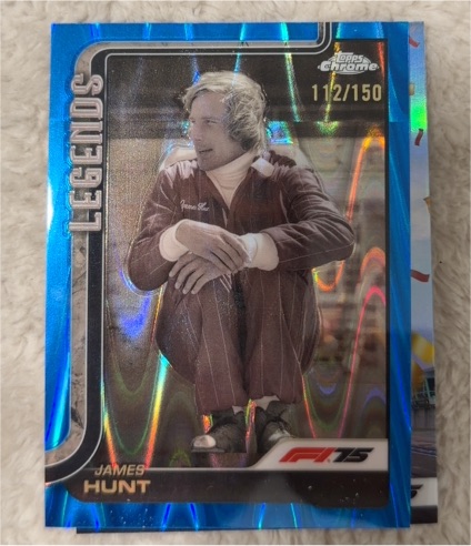 2025 Topps Chrome Formula 1 F1 Legends #155 James Hunt — front