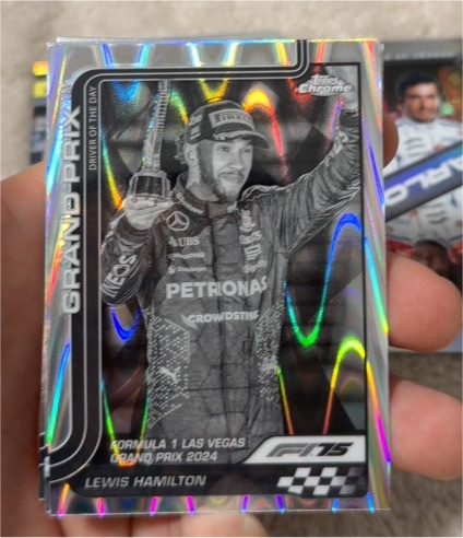 2024 Topps Chrome F1 #143 Lewis Hamilton — front