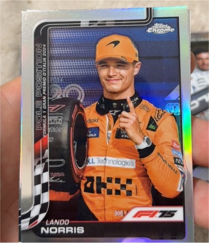 2025 Topps Chrome Formula 1 #120 Lando Norris — front